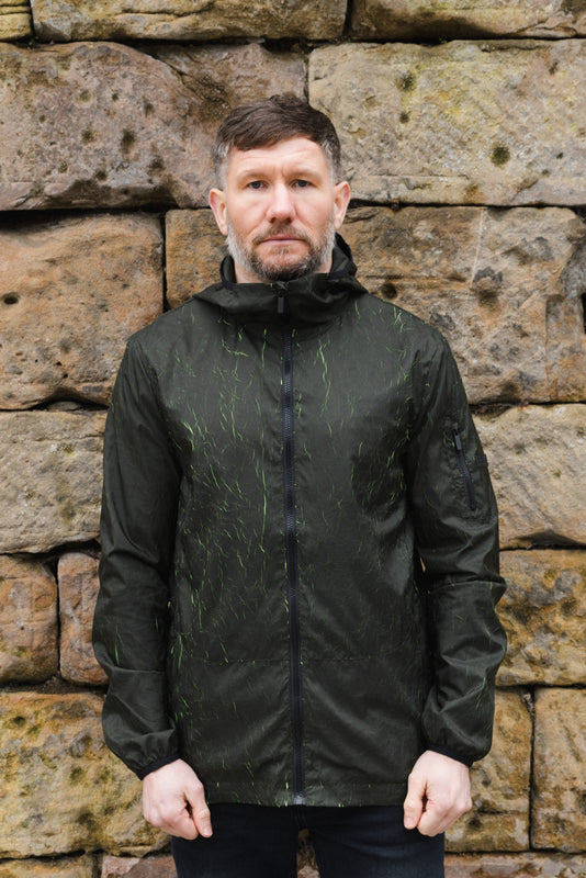 Andretti Jacket :: Black/Fluo Yellow - Terrace Cult