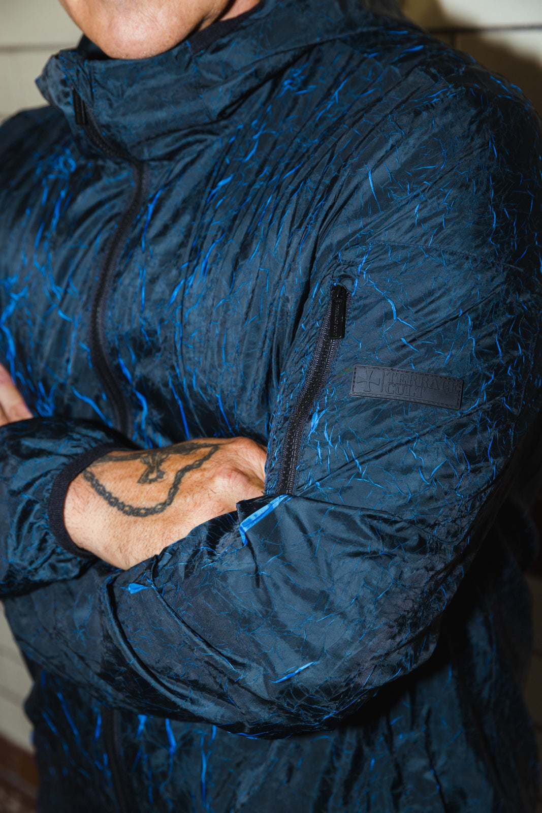 Andretti Jacket :: Black/Royal Blue