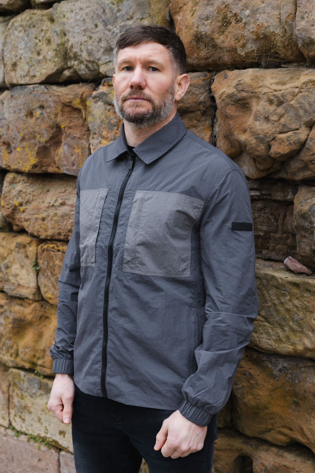 Brasco Overshirt :: Slate Grey - Terrace Cult