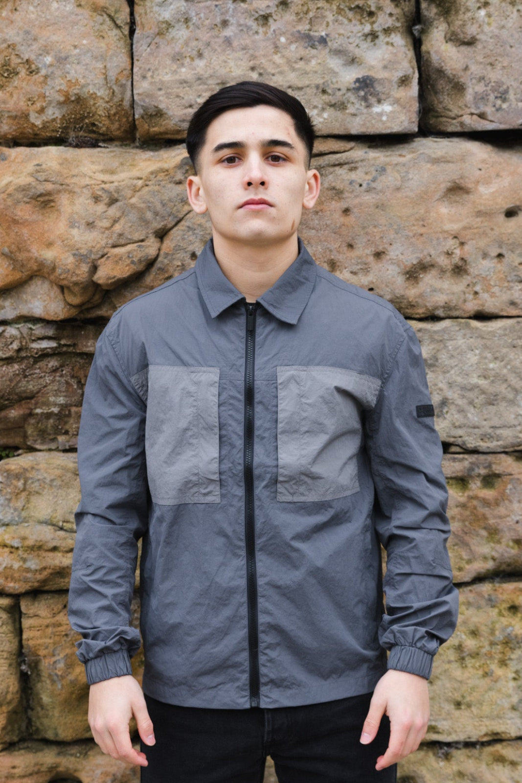 Brasco Overshirt :: Slate Grey - Terrace Cult