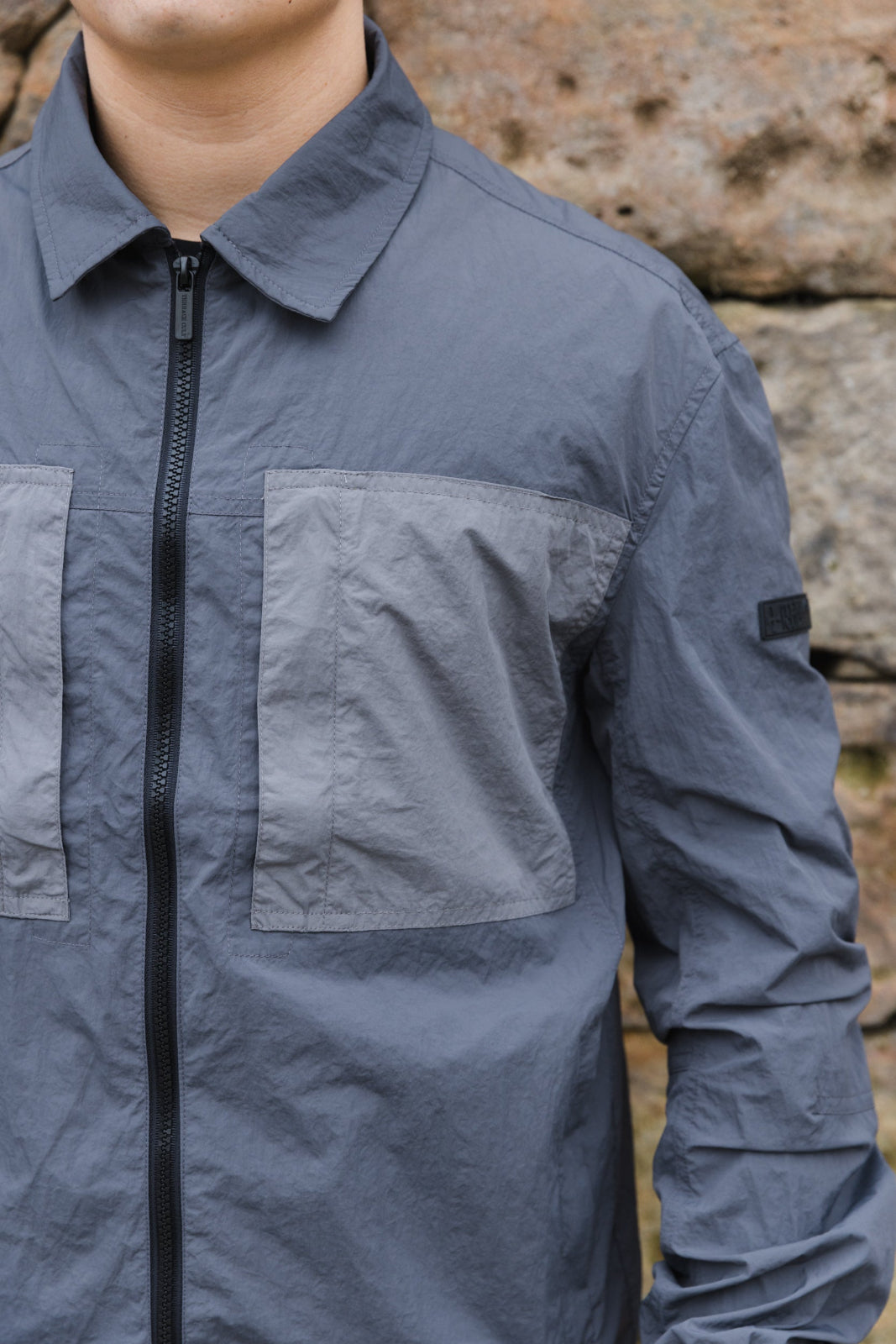 Brasco Overshirt :: Slate Grey - Terrace Cult