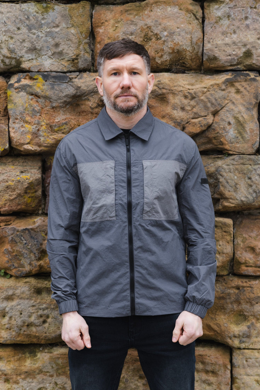 Brasco Overshirt :: Slate Grey - Terrace Cult
