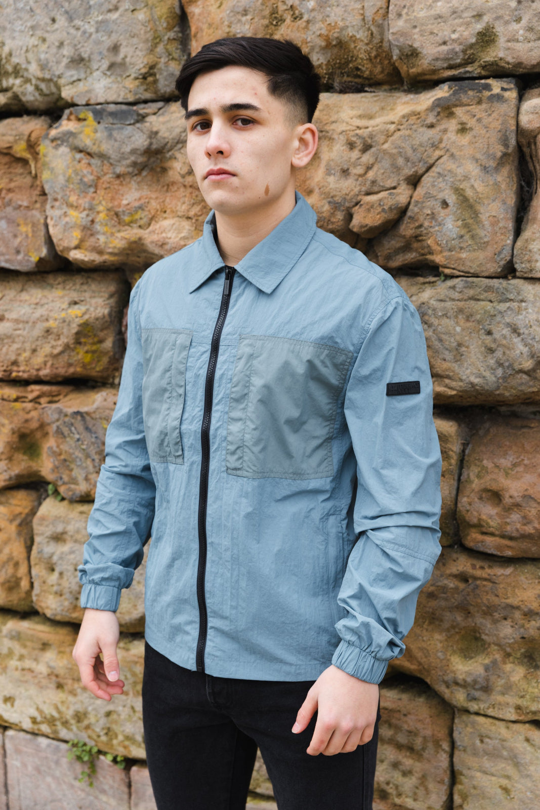 Brasco Overshirt :: Sea Blue - Terrace Cult