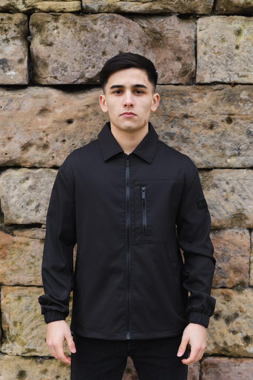 Clyde Overshirt :: Black - Terrace Cult
