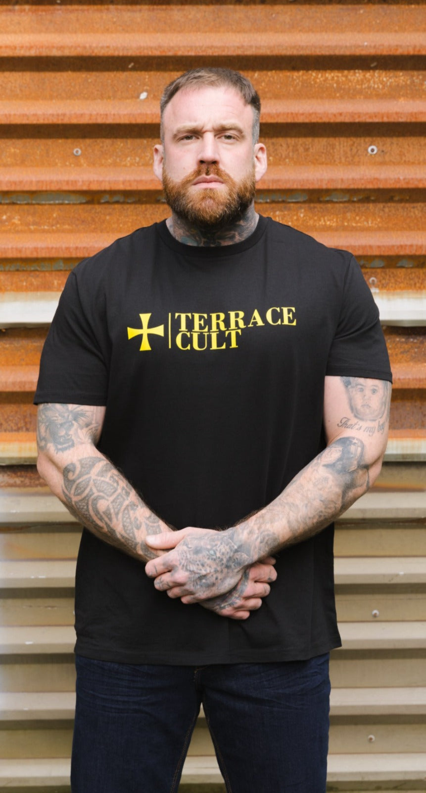 Cult X Logo Tee :: Black - Terrace Cult