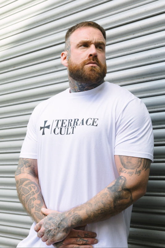 Cult X Logo Tee :: White - Terrace Cult