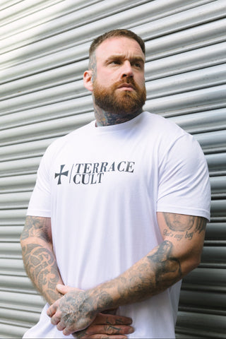 Cult X Logo Tee :: White - Terrace Cult