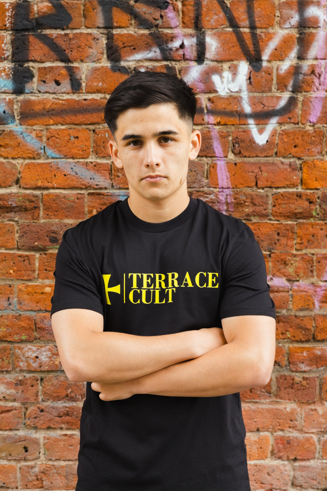 Cult X Logo Tee :: Black - Terrace Cult