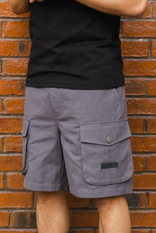 Dario Ripstop Cargo Shorts :: Grey