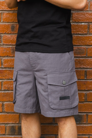 Dario Ripstop Cargo Shorts :: Grey