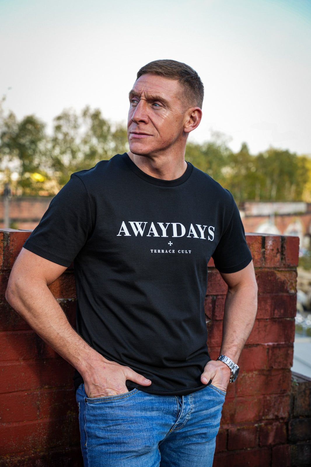 Awaydays Tee :: Black - Terrace Cult