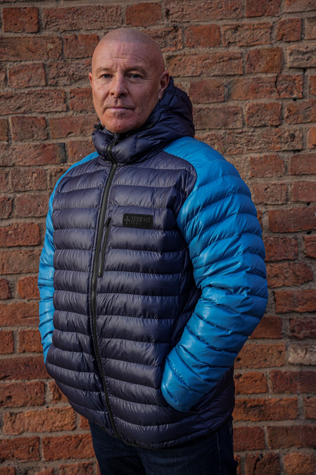 Angelo Insulated Hooded Jacket :: Navy/Infinity Blue