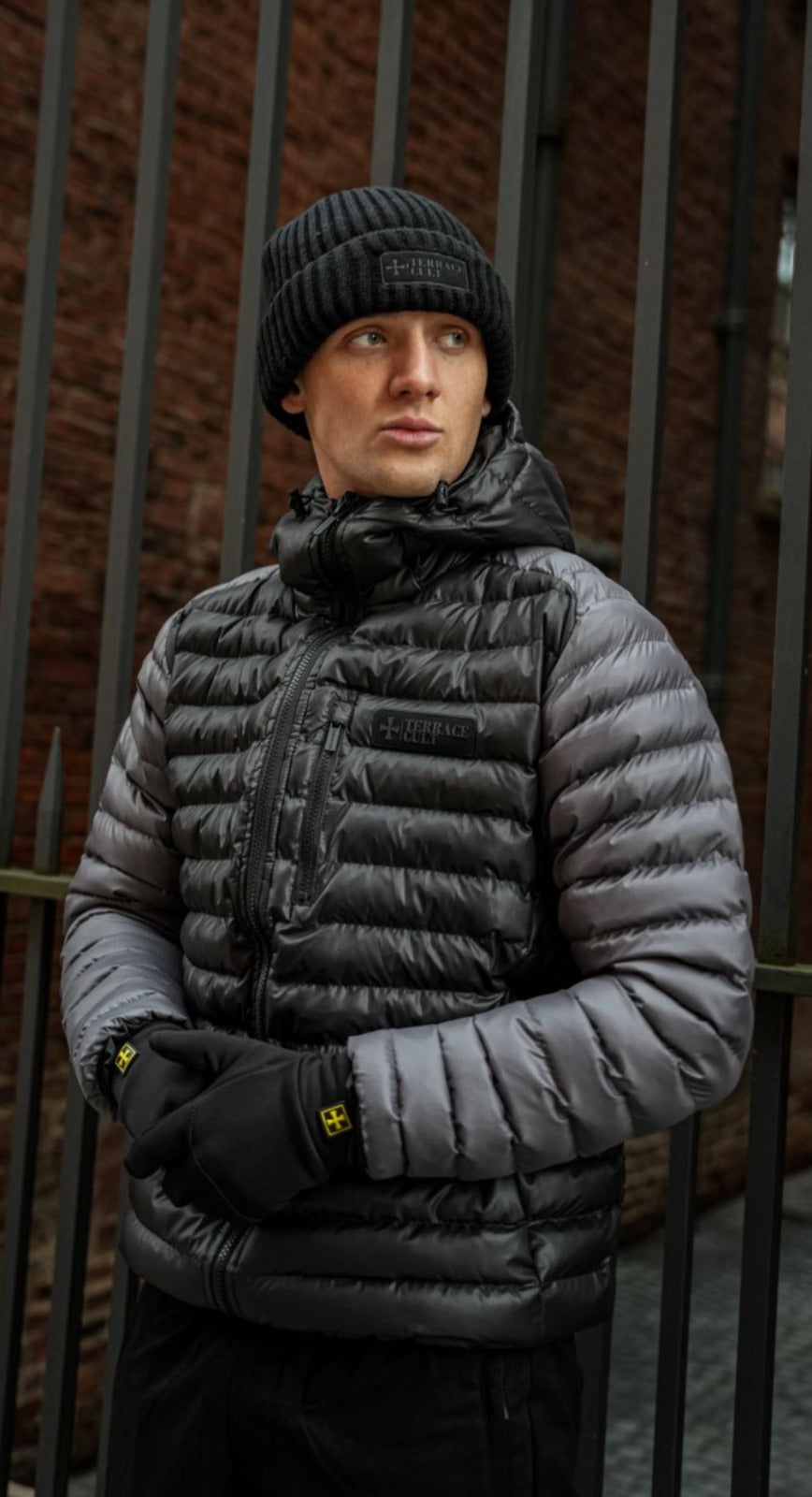 Angelo Insulated Hooded Jacket :: Black/Charcoal