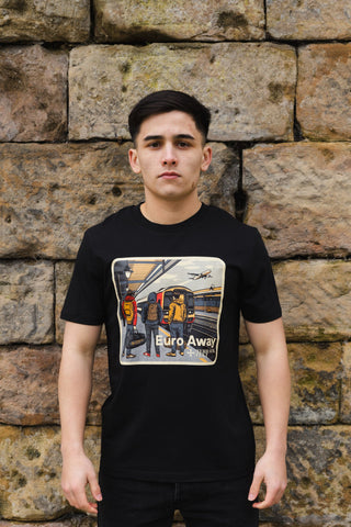 Euro Away Tee 2.0 :: Black - Terrace Cult