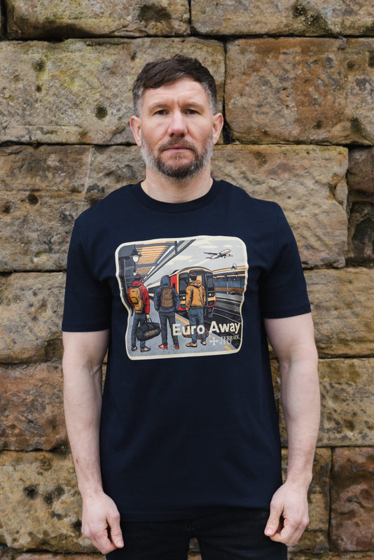 Euro Away Tee 2.0 :: Navy - Terrace Cult