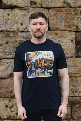 Euro Away Tee 2.0 :: Navy - Terrace Cult