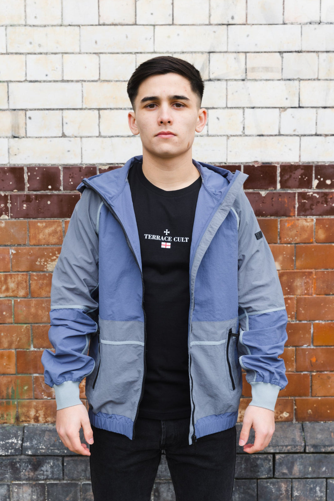 Gallo Jacket :: Steel Blue/Grey - Terrace Cult