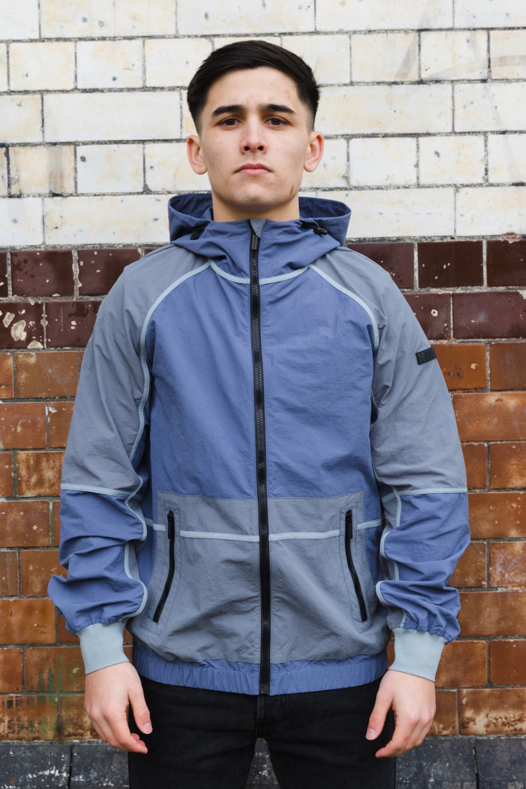 Gallo Jacket :: Steel Blue/Grey - Terrace Cult