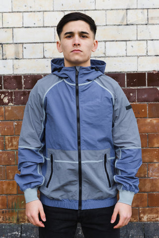 Gallo Jacket :: Steel Blue/Grey - Terrace Cult