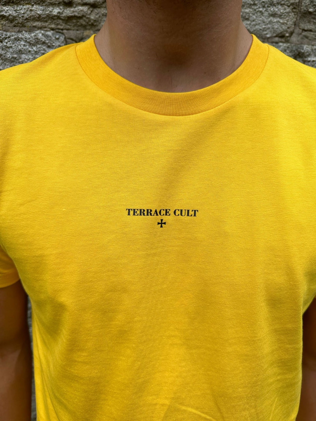 Cult Mini Logo Tee :: Yellow