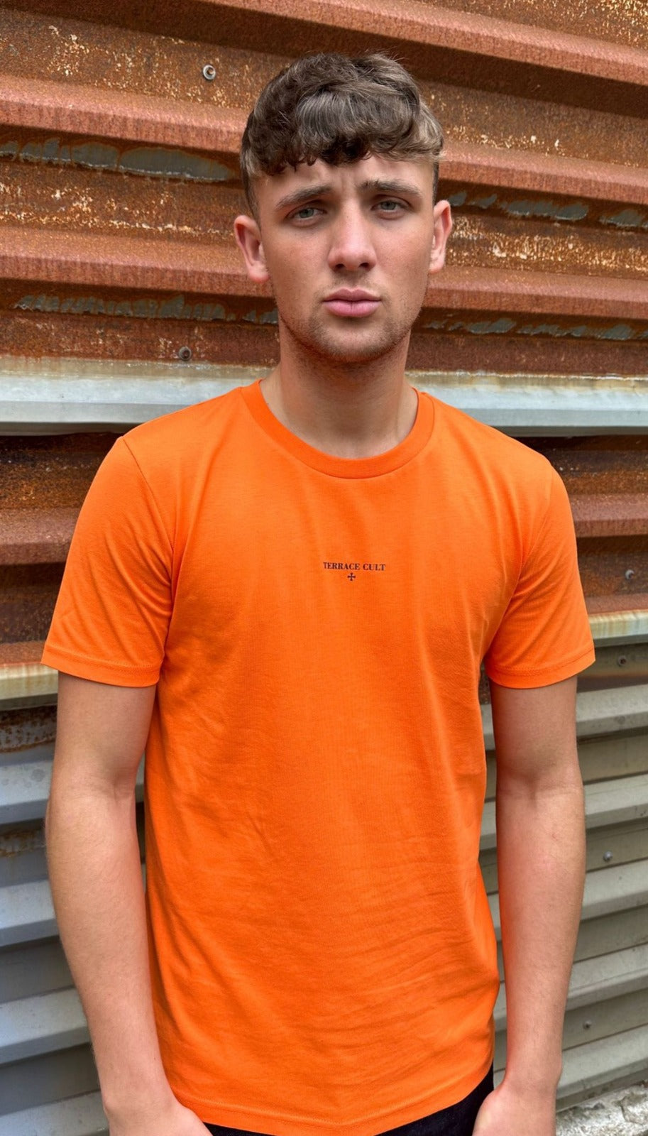 Cult Mini Logo Tee :: Orange