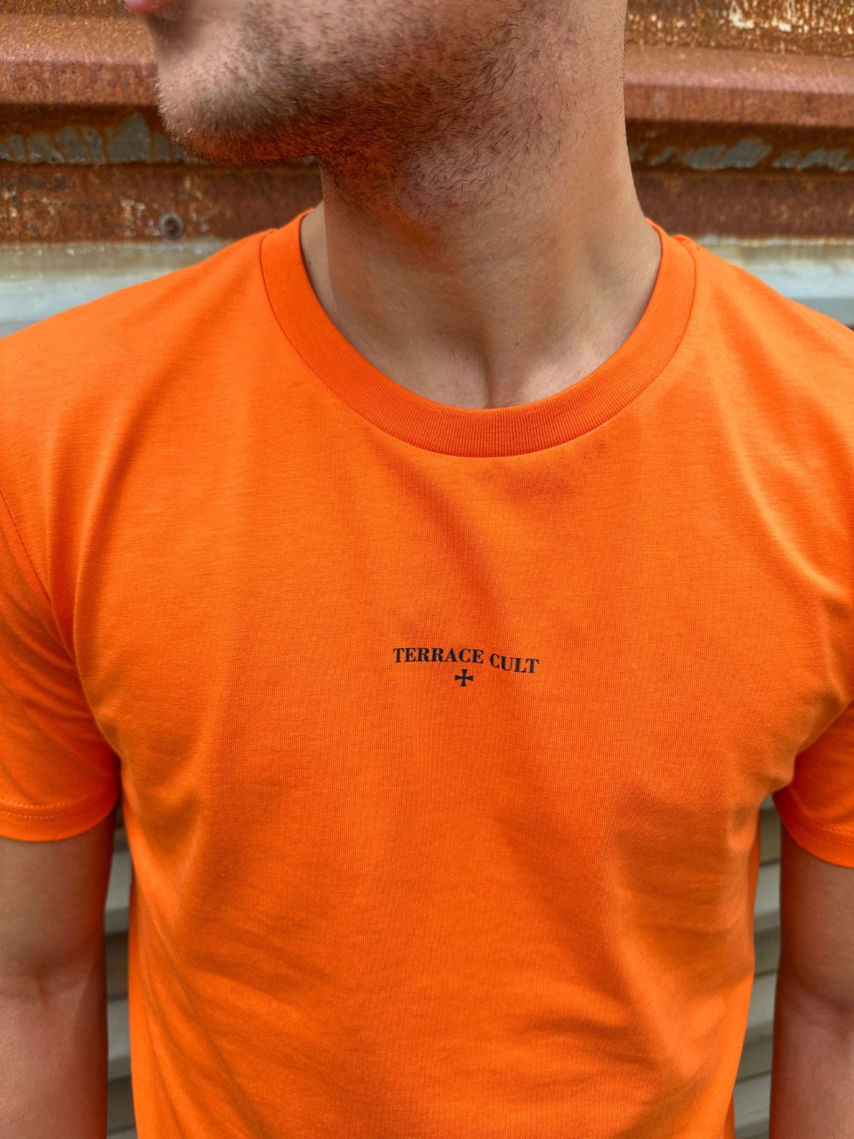 Cult Mini Logo Tee :: Orange