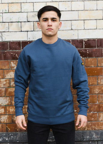 Luca Sweater :: Dark Teal - Terrace Cult