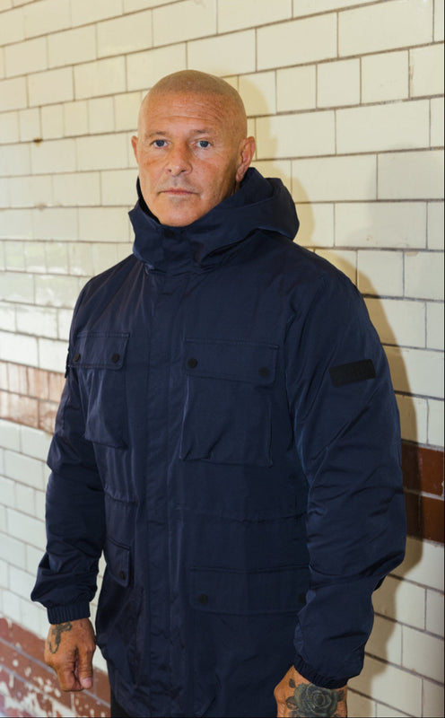 Luciano Field Jacket :: Navy - Terrace Cult
