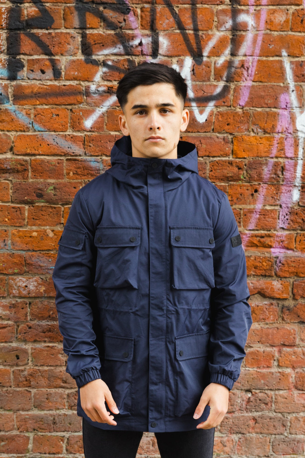 Luciano Field Jacket :: Navy - Terrace Cult