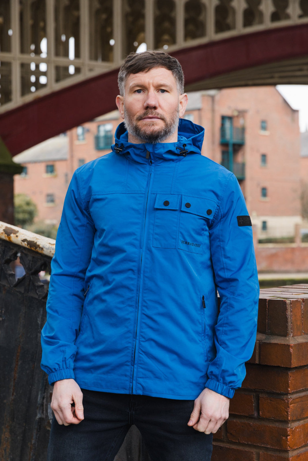 Malamore Hooded Jacket :: Royal Blue - Terrace Cult