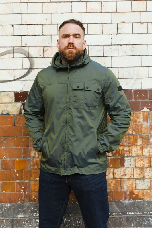 Malamore Hooded Jacket :: Tonic Green - Terrace Cult
