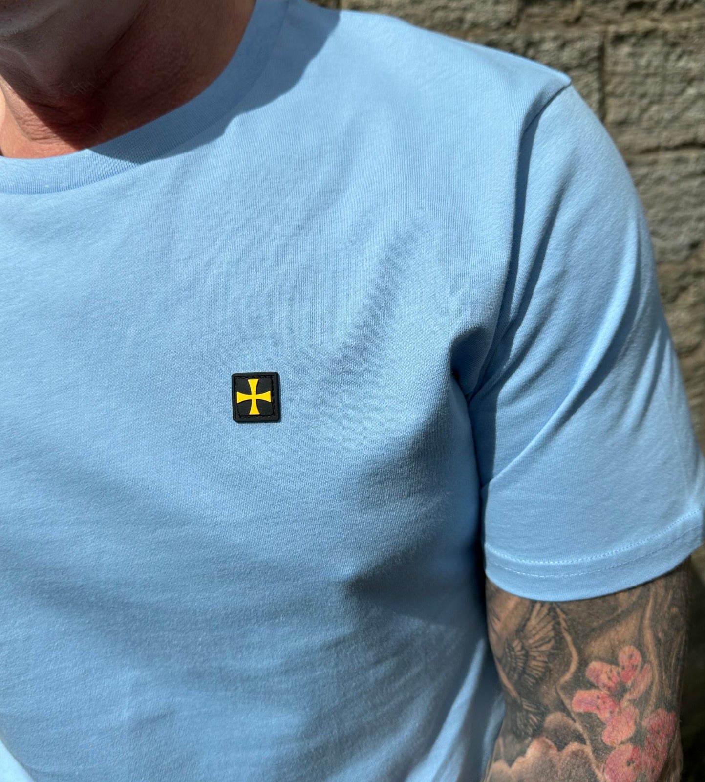 Premium Crew Tee :: Sky Blue