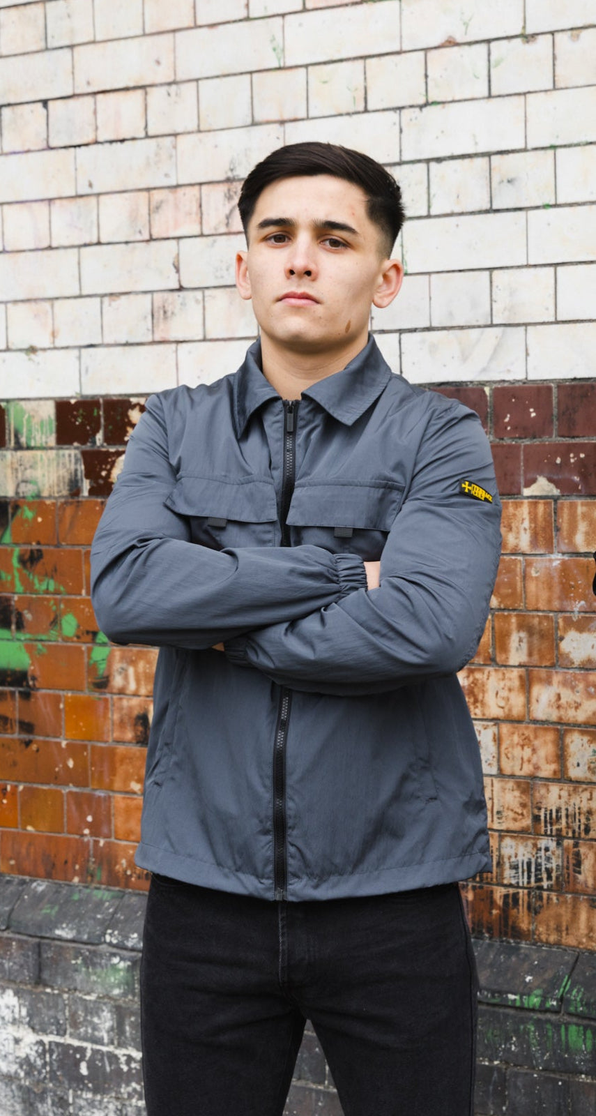 Navarro Overshirt :: Dark Grey - Terrace Cult