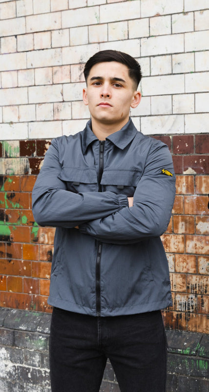 Navarro Overshirt :: Dark Grey - Terrace Cult