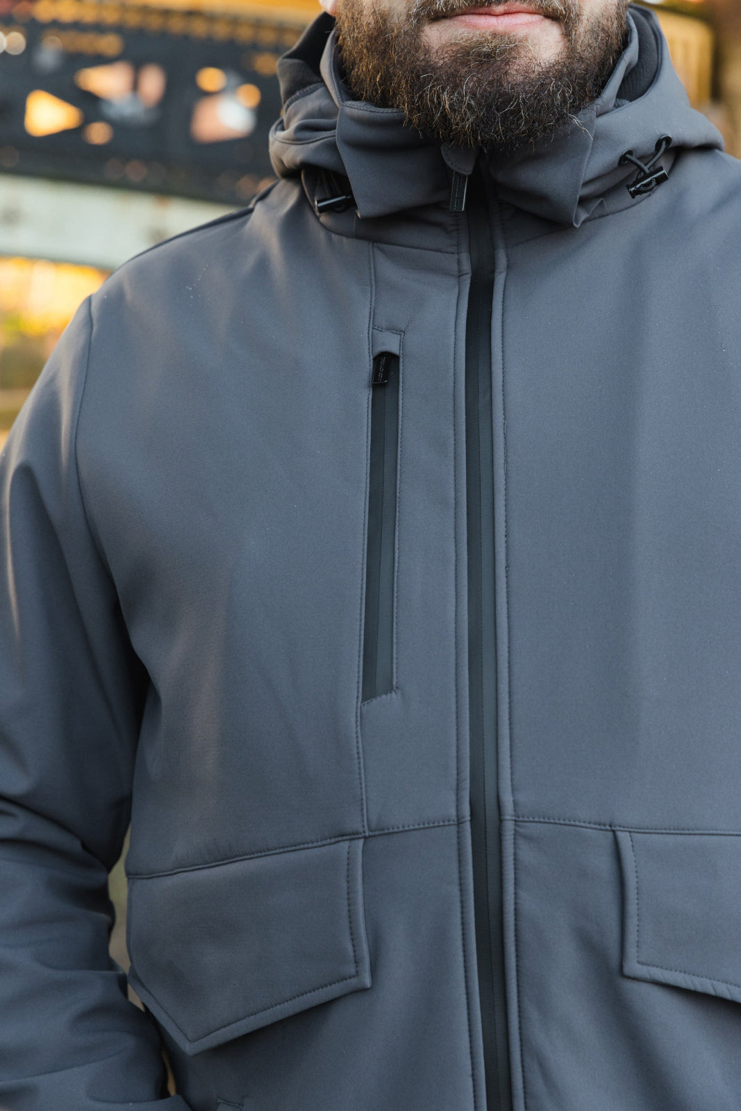 Valenti Soft Shell Jacket :: Dark Grey