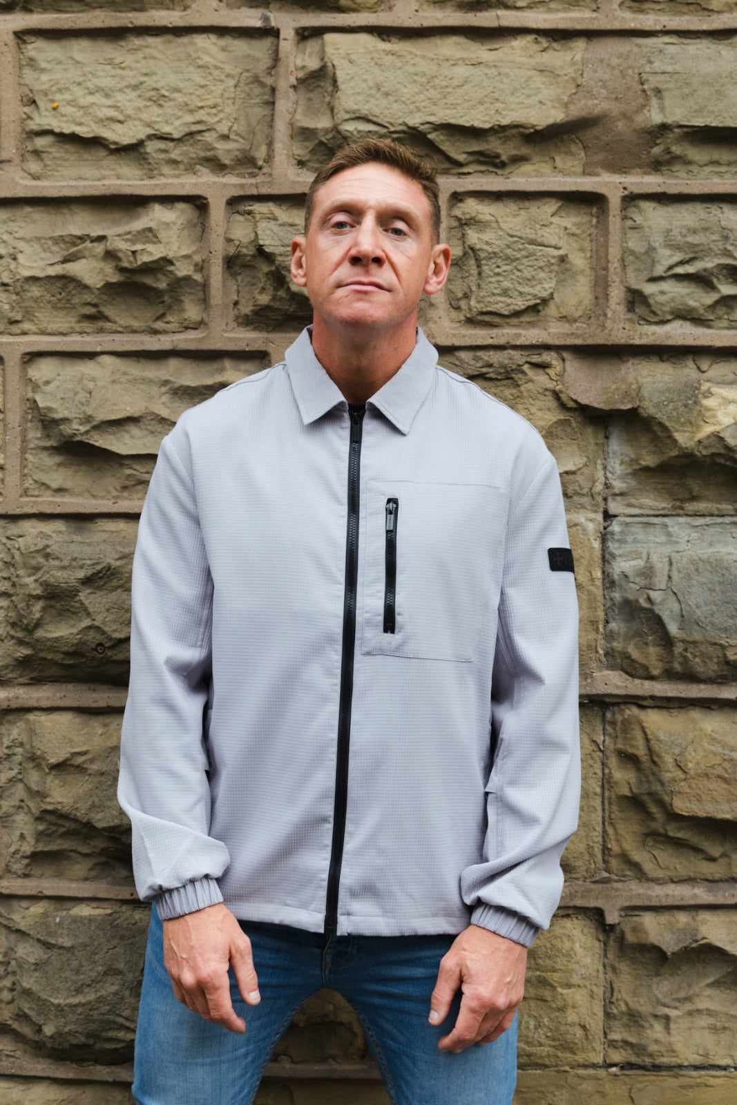 Clyde Overshirt :: Lilac Grey