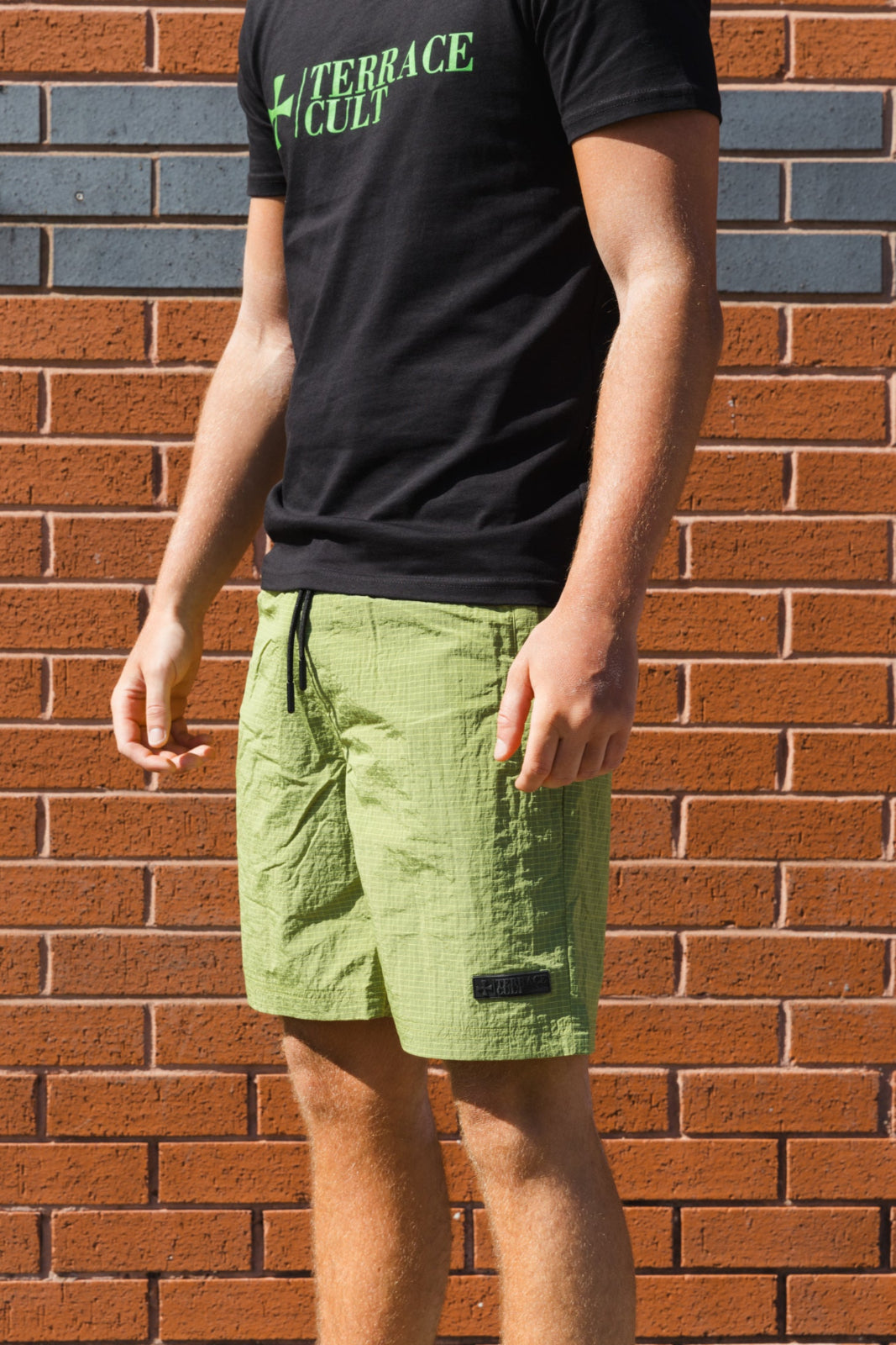 Tino Resort Shorts :: Acid Green