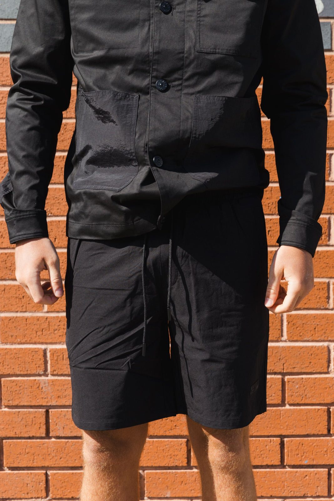 Renzo Bistretch Shorts :: Black