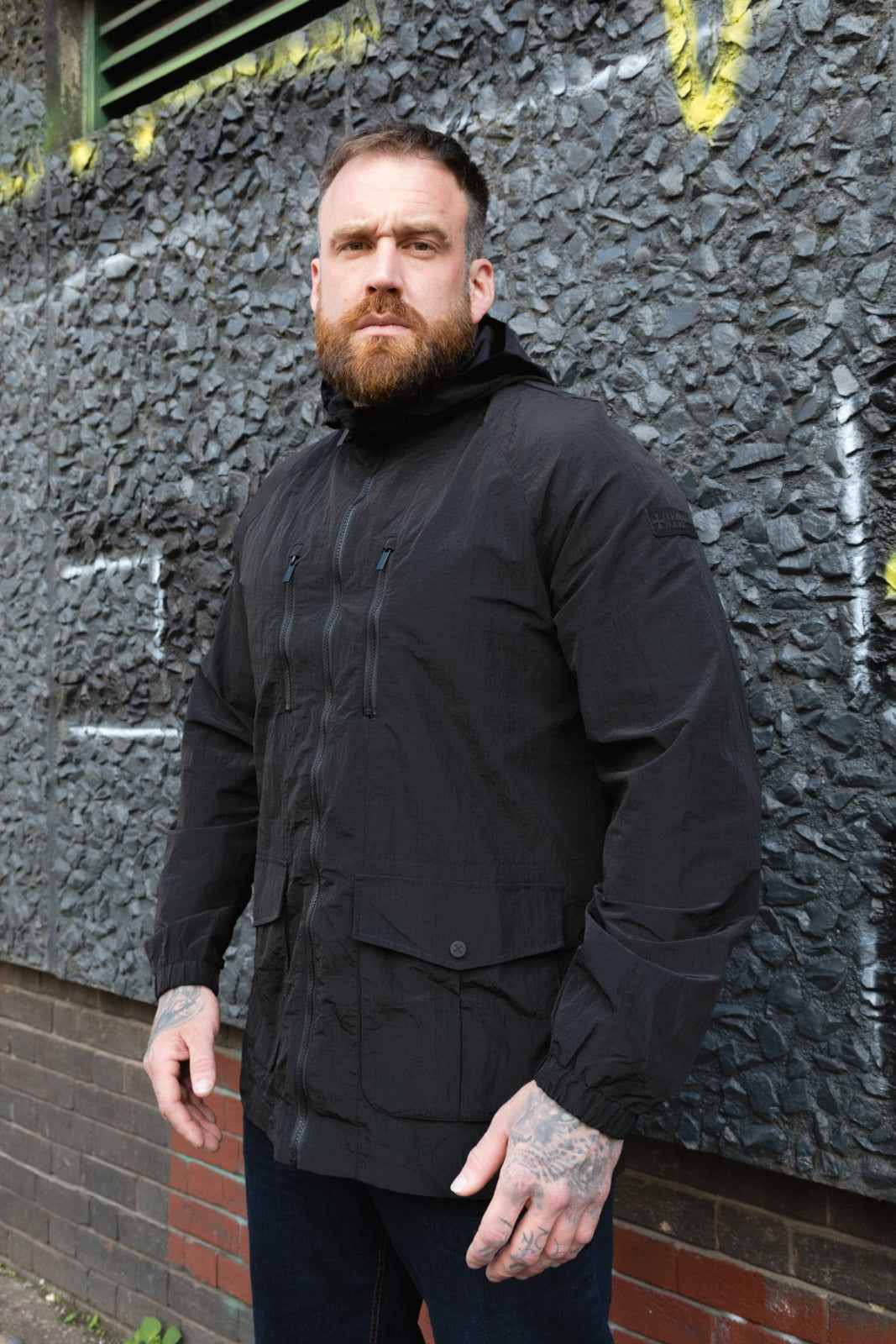Tessio Ripstop Jacket :: Stealth Black - Terrace Cult