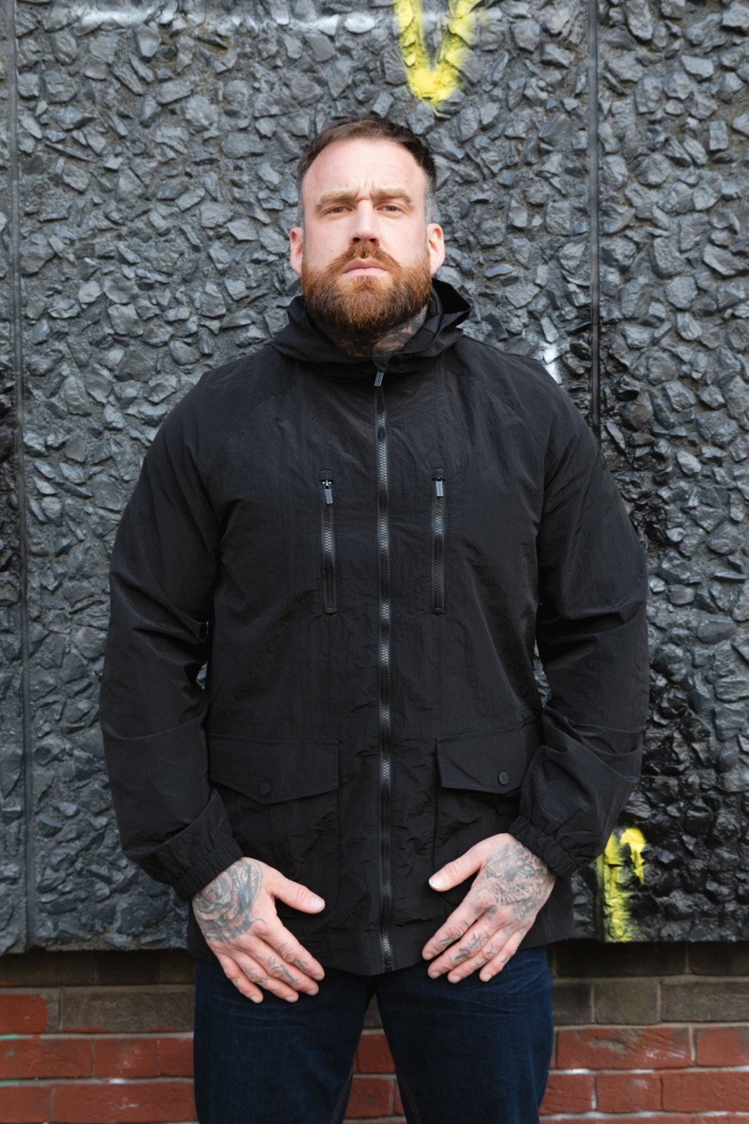 Tessio Ripstop Jacket :: Stealth Black - Terrace Cult