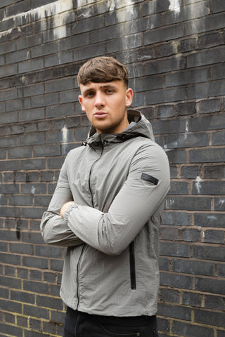 Costello Lightweight Ripstop Jacket :: Grey - Terrace Cult