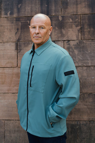 Clyde Overshirt :: Teal Green