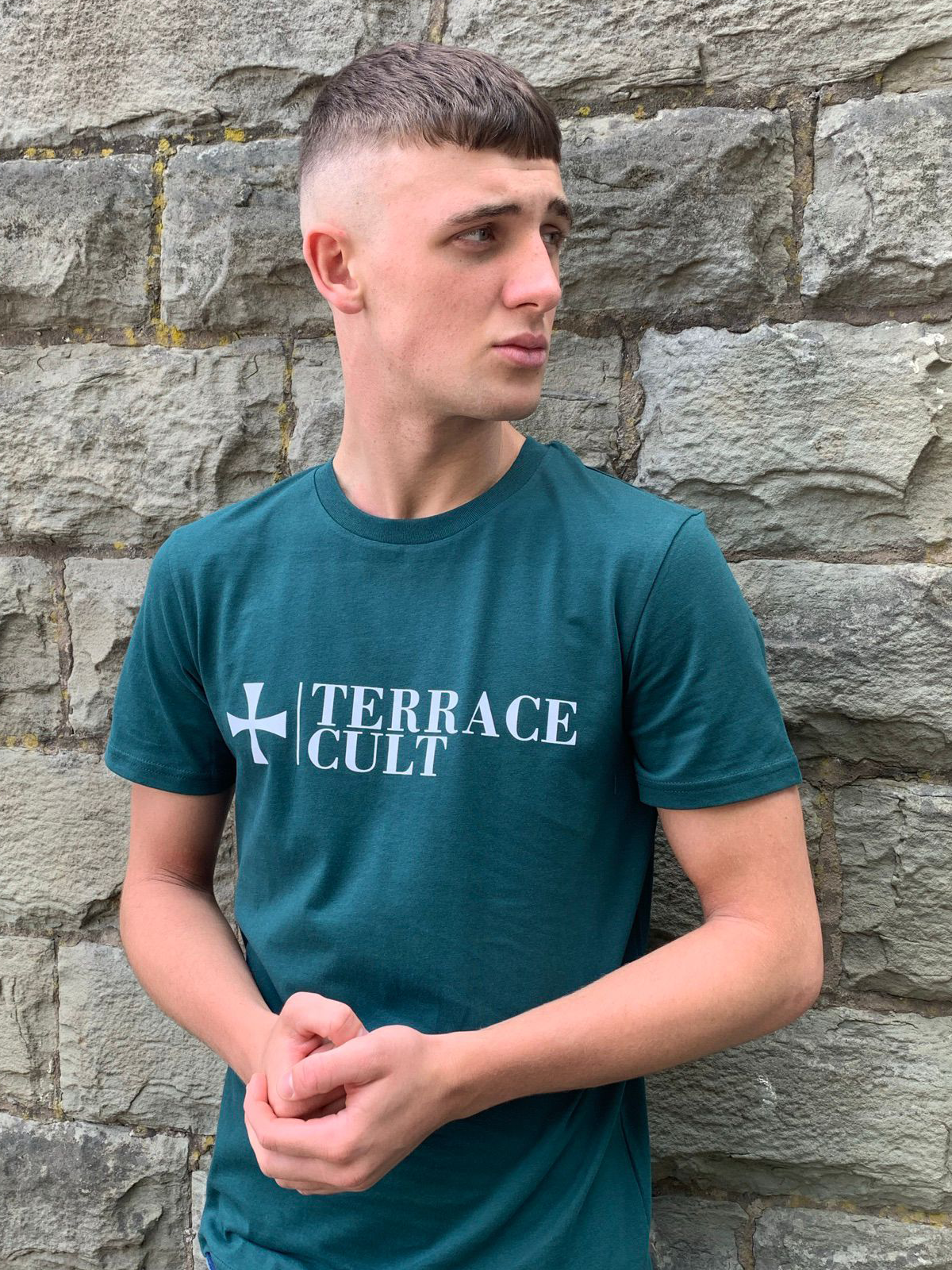 Cult X Logo Tee :: Glazed Green - Terrace Cult