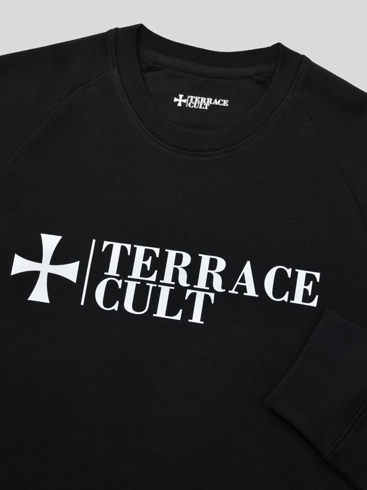 Terrace Cult Logo Sweater :: Black/White