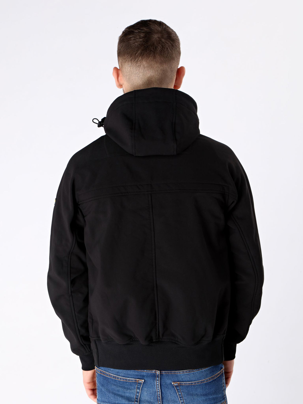Black Soft Shell Tech Jacket - Terrace Cult