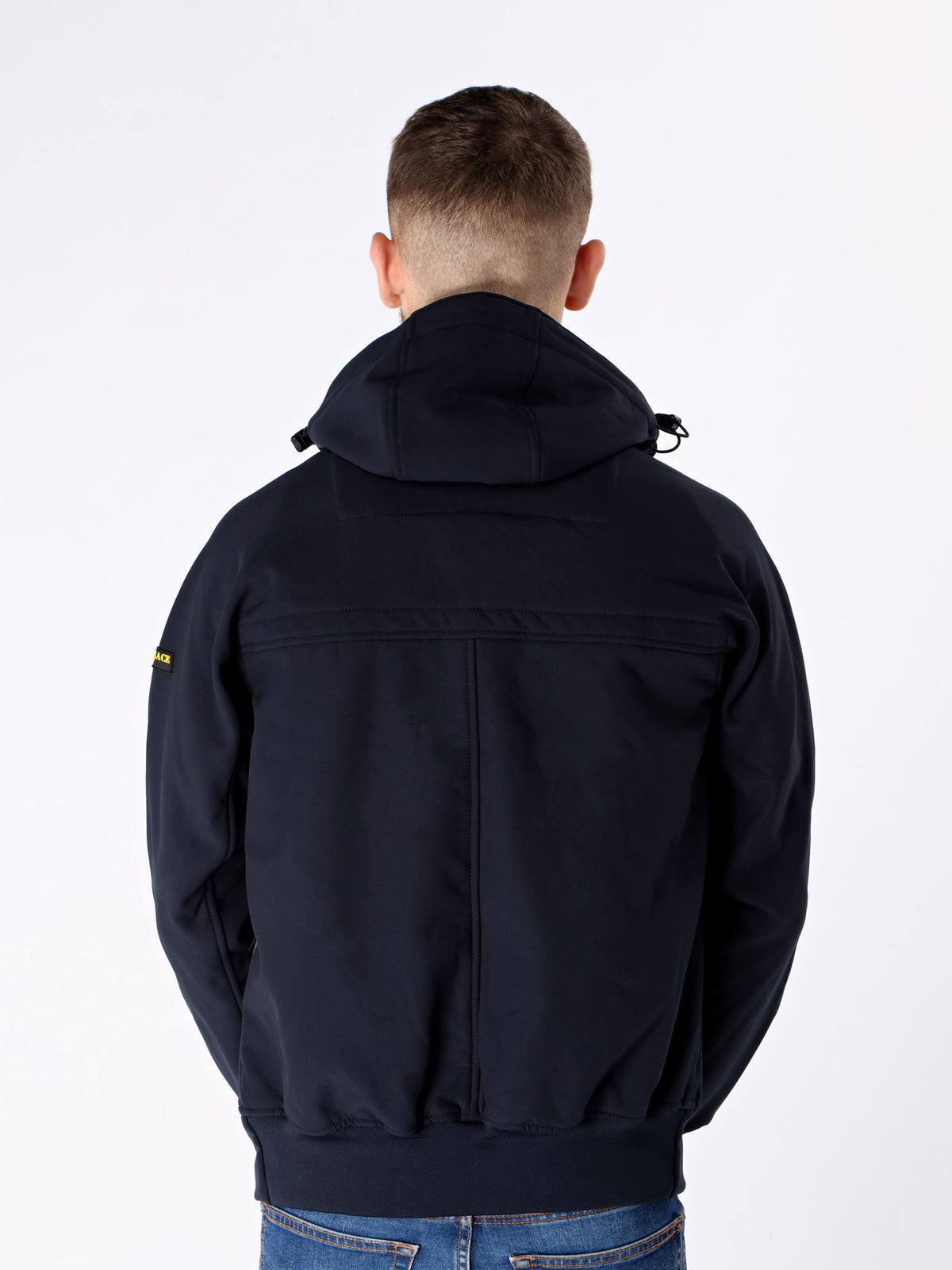 Navy Soft Shell Tech Jacket - Terrace Cult