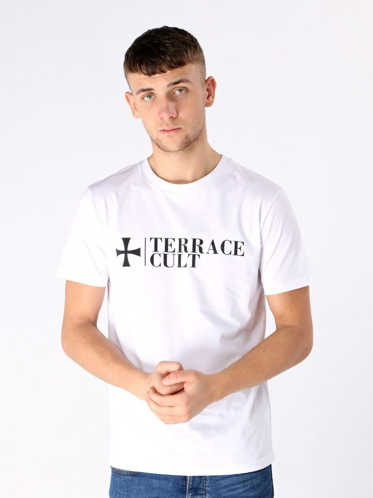 Cult X Logo Tee :: White - Terrace Cult