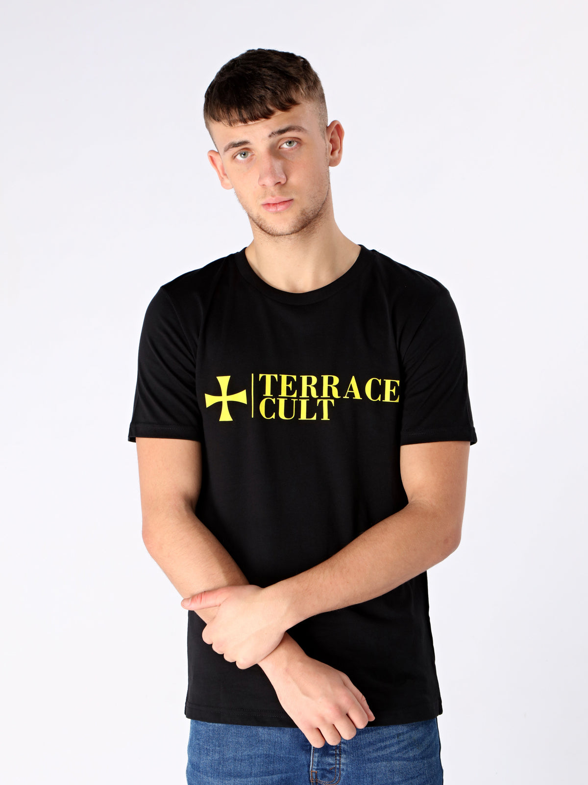 Cult X Logo Tee :: Black - Terrace Cult