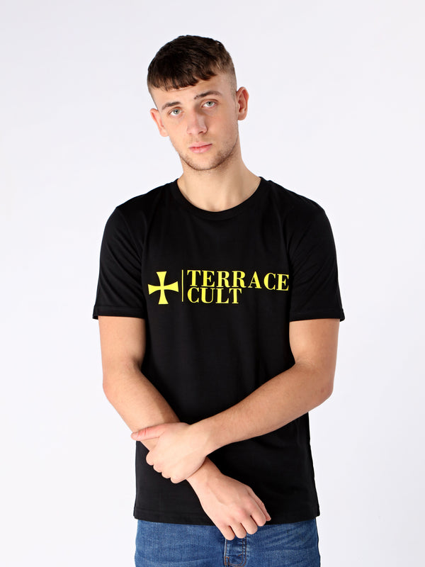 Cult X Logo Tee :: Black - Terrace Cult