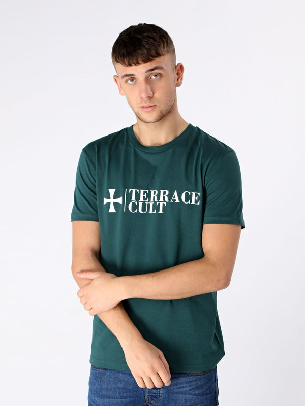 Cult X Logo Tee :: Glazed Green - Terrace Cult